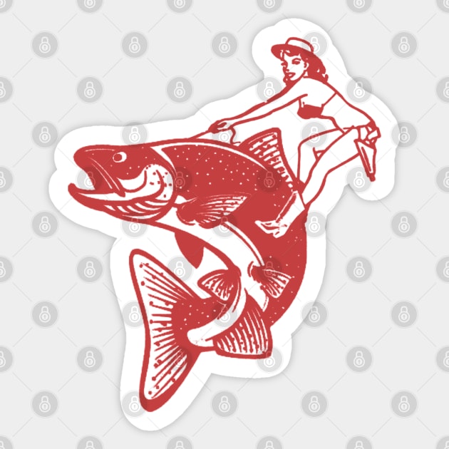 Guppy Up! Sticker by Lil Bud Designs 